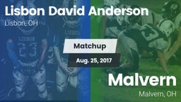 Matchup: Anderson vs. Malvern  2017
