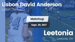Matchup: Anderson vs. Leetonia  2017