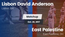 Matchup: Anderson vs. East Palestine  2017