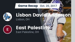 Recap: Lisbon David Anderson  vs. East Palestine  2017