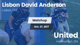 Matchup: Anderson vs. United  2017