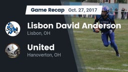 Recap: Lisbon David Anderson  vs. United  2017