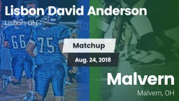 Matchup: Anderson vs. Malvern  2018
