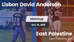 Matchup: Anderson vs. East Palestine  2018