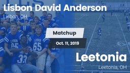 Matchup: Anderson vs. Leetonia  2019