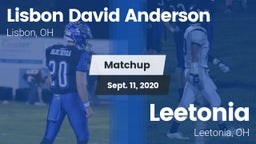 Matchup: Anderson vs. Leetonia  2020