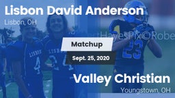 Matchup: Anderson vs. Valley Christian  2020