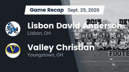 Recap: Lisbon David Anderson  vs. Valley Christian  2020
