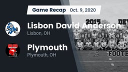 Recap: Lisbon David Anderson  vs. Plymouth  2020