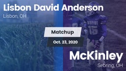 Matchup: Anderson vs. McKinley  2020