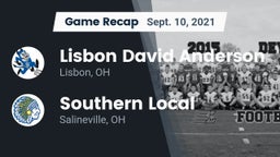 Recap: Lisbon David Anderson  vs. Southern Local  2021