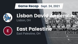 Recap: Lisbon David Anderson  vs. East Palestine  2021