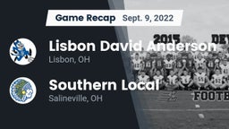 Recap: Lisbon David Anderson  vs. Southern Local  2022