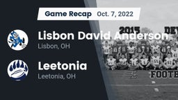 Recap: Lisbon David Anderson  vs. Leetonia  2022