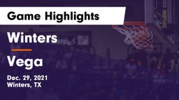 Winters  vs Vega  Game Highlights - Dec. 29, 2021