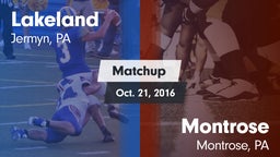 Matchup: Lakeland vs. Montrose  2016