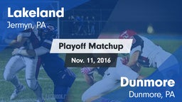 Matchup: Lakeland vs. Dunmore  2016