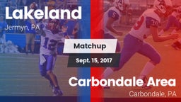 Matchup: Lakeland vs. Carbondale Area  2017