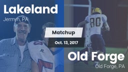 Matchup: Lakeland vs. Old Forge  2017