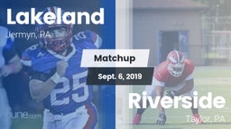Matchup: Lakeland vs. Riverside  2019