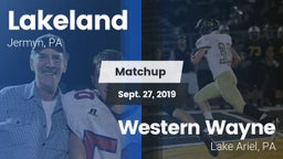Matchup: Lakeland vs. Western Wayne  2019