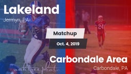 Matchup: Lakeland vs. Carbondale Area  2019