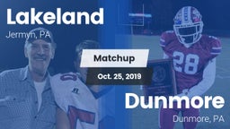 Matchup: Lakeland vs. Dunmore  2019