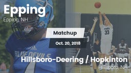 Matchup: Epping  vs. Hillsboro-Deering / Hopkinton  2018