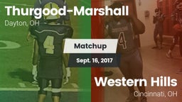 Matchup: Boys Football  vs. Western Hills  2016