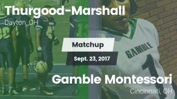 Matchup: Boys Football  vs. Gamble Montessori  2016