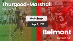 Matchup: Boys Football  vs. Belmont  2017