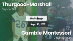 Matchup: Boys Football  vs. Gamble Montessori  2017