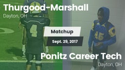 Matchup: Boys Football  vs. Ponitz Career Tech  2017