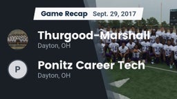 Recap: Thurgood-Marshall  vs. Ponitz Career Tech  2017