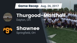 Recap: Thurgood-Marshall  vs. Shawnee  2017