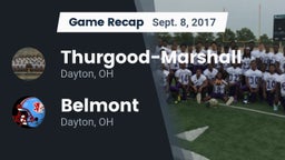 Recap: Thurgood-Marshall  vs. Belmont  2017