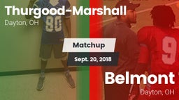 Matchup: Boys Football  vs. Belmont  2018