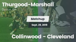 Matchup: Boys Football  vs. Collinwood  - Cleveland 2018