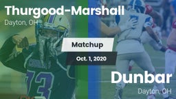 Matchup: Thurgood-Marshall vs. Dunbar  2020