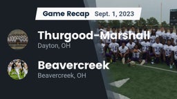 Recap: Thurgood-Marshall  vs. Beavercreek  2023