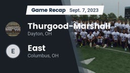 Recap: Thurgood-Marshall  vs. East  2023