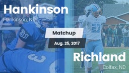 Matchup: Hankinson vs. Richland  2017