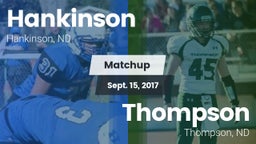 Matchup: Hankinson vs. Thompson  2017