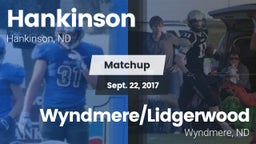 Matchup: Hankinson vs. Wyndmere/Lidgerwood  2017