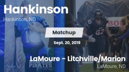 Matchup: Hankinson vs. LaMoure - Litchville/Marion 2019