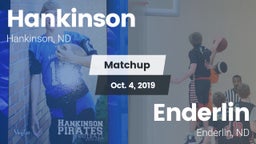 Matchup: Hankinson vs. Enderlin  2019