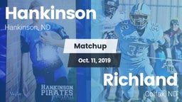 Matchup: Hankinson vs. Richland  2019