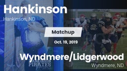 Matchup: Hankinson vs. Wyndmere/Lidgerwood  2019