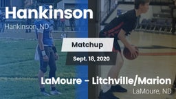 Matchup: Hankinson vs. LaMoure - Litchville/Marion 2020