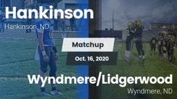 Matchup: Hankinson vs. Wyndmere/Lidgerwood  2020